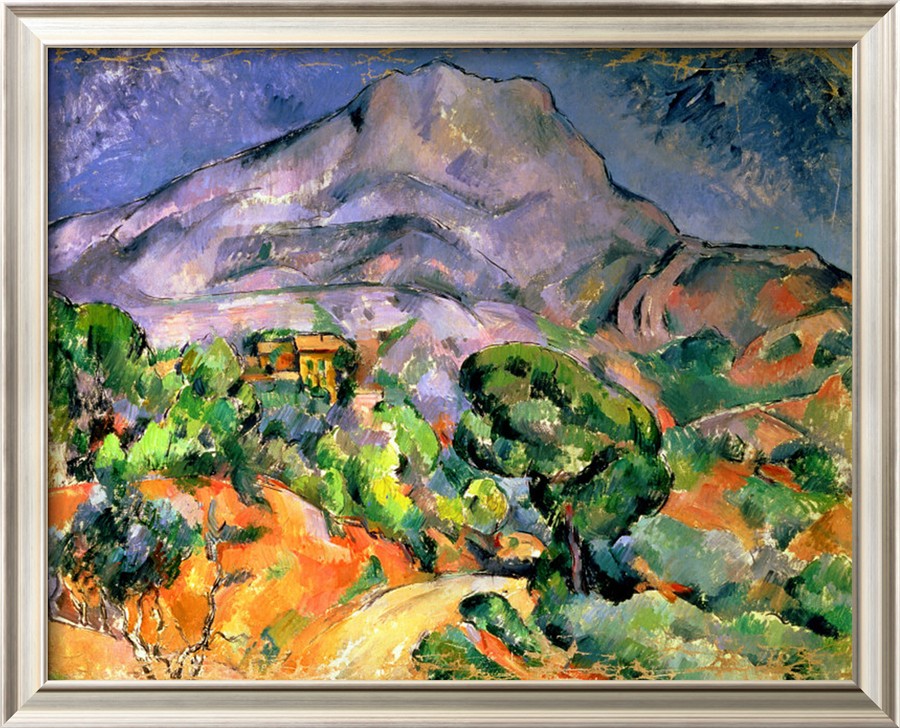 Mont Saint Victoire, 1900 - Paul Cezanne Painting